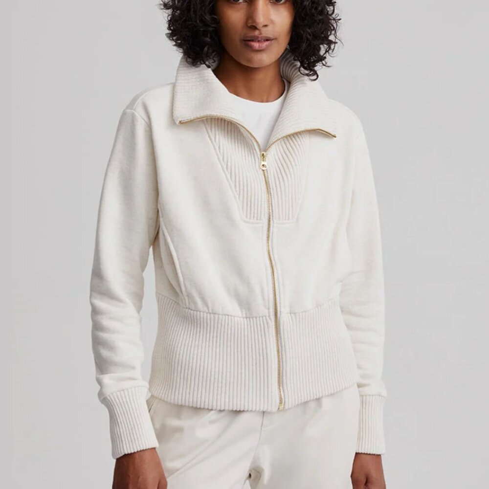 ♥️ Varley Alisa Zip Through Sweatshirt